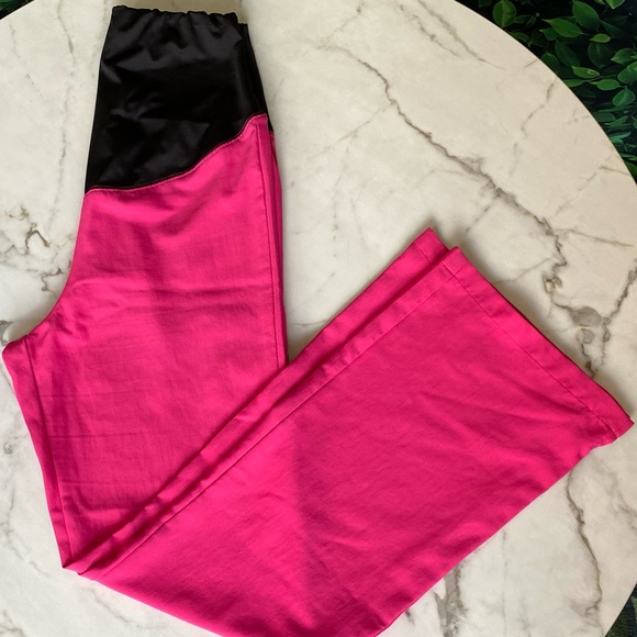 WonderWink HOT PINK Maternity Scrub Pants XS - Picture 2 of 7